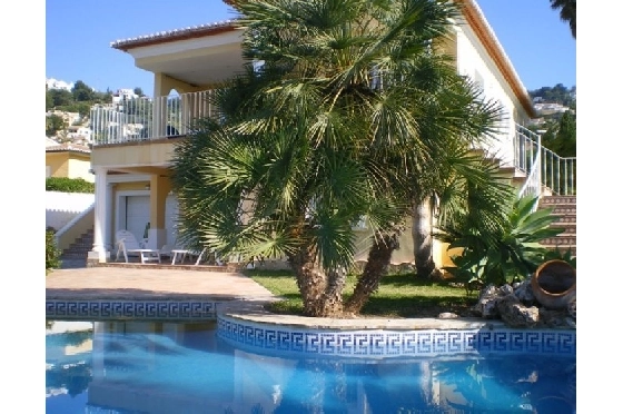Villa in Moraira(Club Moraira) zu verkaufen, Living area 220 m², Baujahr 2000, + Fussbodenheizung, Klimaanlage, Plot 800 m², 4 Schlafzimmer, 3 Badezimmer, Pool, ref.: BI-MT.H-523-6