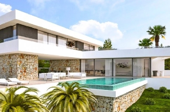 Villa in Javea(Tosalet 5) zu verkaufen, Living area 372 m², Baujahr 2015, Klimaanlage, Plot 1000 m², 3 Schlafzimmer, 2 Badezimmer, Pool, ref.: BI-JA.H-100-1