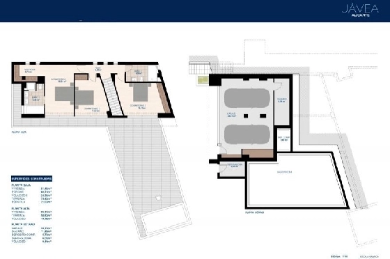 Villa in Javea(Tosalet 5) zu verkaufen, Living area 372 m², Baujahr 2015, Klimaanlage, Plot 1000 m², 3 Schlafzimmer, 2 Badezimmer, Pool, ref.: BI-JA.H-100-8