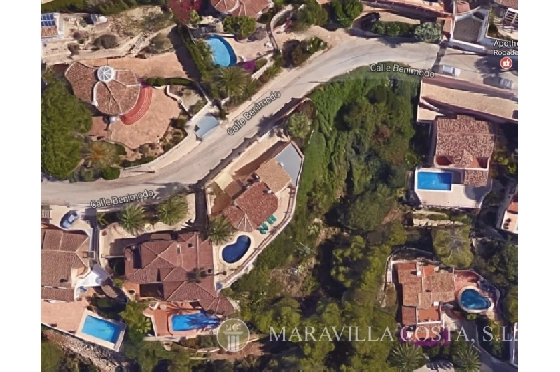 Wohngrundstück in Moraira(Benimeit) zu verkaufen, Klimaanlage, Plot 800 m², Pool, ref.: MV-2356-3