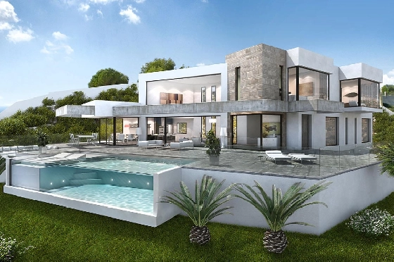 Villa in Moraira(Moraira) zu verkaufen, Living area 600 m², Plot 1832 m², 4 Schlafzimmer, 5 Badezimmer, Pool, ref.: HG-3252-1