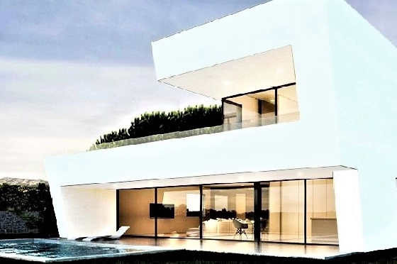 Villa in Moraira(Benimeit) zu verkaufen, Living area 185 m², Baujahr 2020, Klimaanlage, Plot 850 m², 4 Schlafzimmer, 3 Badezimmer, Pool, ref.: BI-MT.H-742-10
