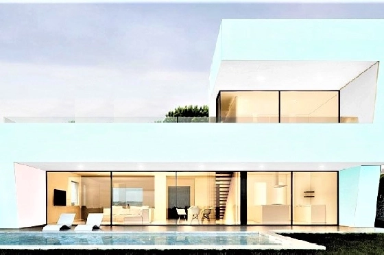 Villa in Moraira(Benimeit) zu verkaufen, Living area 185 m², Baujahr 2020, Klimaanlage, Plot 850 m², 4 Schlafzimmer, 3 Badezimmer, Pool, ref.: BI-MT.H-742-5