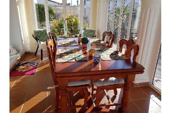 Sommerhaus in Els Poblets zur Ferienvermietung, Living area 156 m², Baujahr 1999, + Zentralheizung, Klimaanlage, Plot 460 m², 3 Schlafzimmer, 2 Badezimmer, ref.: V-0220-6