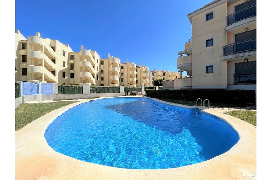 Apartment in Denia(Las Marinas) zur Ferienvermietung, Living area 94 m², Baujahr 2009, Zustand gepflegt, + Zentralheizung, Klimaanlage, 3 Schlafzimmer, 2 Badezimmer, Pool, ref.: T-0715-2