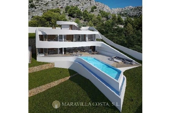 Villa in Altea Hills zu verkaufen, Living area 412 m², + Fussbodenheizung, Klimaanlage, Plot 979 m², 4 Schlafzimmer, 4 Badezimmer, Pool, ref.: MV-2470-1