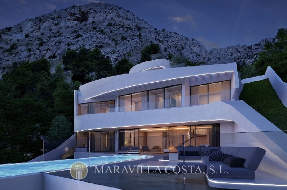 Villa in Altea Hills zu verkaufen, Living area 412 m², + Fussbodenheizung, Klimaanlage, Plot 979 m², 4 Schlafzimmer, 4 Badezimmer, Pool, ref.: MV-2470-11