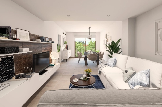 Apartment in Moraira zu verkaufen, Living area 103 m², + KLIMA, Klimaanlage, 3 Schlafzimmer, 1 Badezimmer, Pool, ref.: UH-UHM1917-D-1