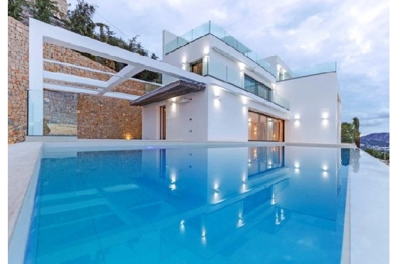 Villa in Moraira zu verkaufen, Living area 470 m², Klimaanlage, Plot 836 m², 5 Schlafzimmer, 4 Badezimmer, Pool, ref.: BS-3974695-1