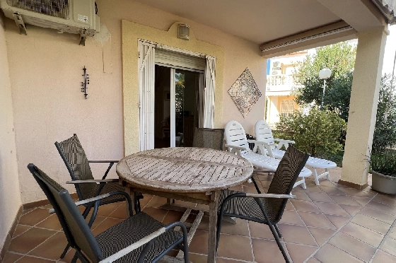 Reihenhaus in Denia(Las Marinas) zur Ferienvermietung, Living area 98 m², Baujahr 2001, Zustand gepflegt, + KLIMA, Klimaanlage, 2 Schlafzimmer, 2 Badezimmer, Pool, ref.: T-0222-10
