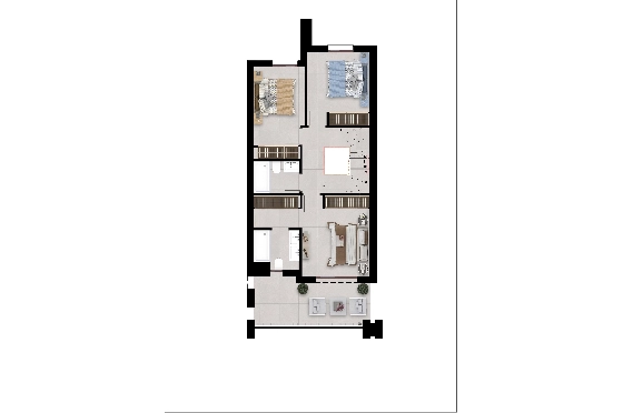 Stadthaus in Istan(Terreno Sau) zu verkaufen, Living area 191 m², Plot 290 m², 3 Schlafzimmer, 2 Badezimmer, Pool, ref.: TW-ALMAZARA-VIEWS-25