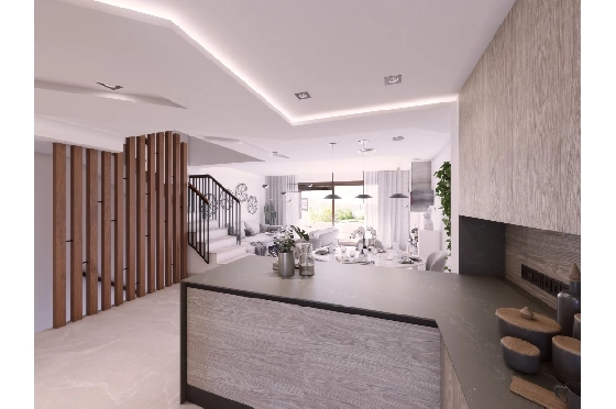 Stadthaus in Istan(Terreno Sau) zu verkaufen, Living area 191 m², Plot 290 m², 3 Schlafzimmer, 2 Badezimmer, Pool, ref.: TW-ALMAZARA-VIEWS-9