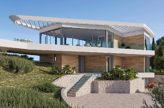 Villa in Javea zu verkaufen, Living area 420 m², Klimaanlage, 4 Schlafzimmer, 5 Badezimmer, Pool, ref.: BS-7149759-1