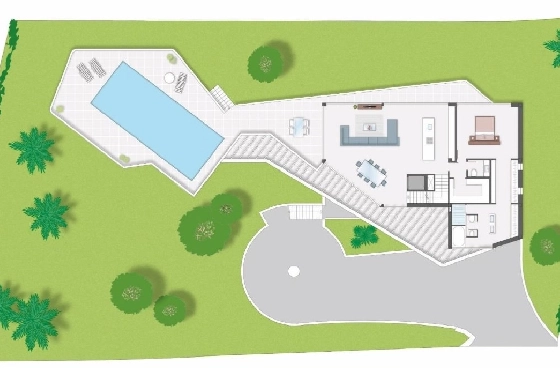 Villa in Javea zu verkaufen, Living area 420 m², Klimaanlage, 4 Schlafzimmer, 5 Badezimmer, Pool, ref.: BS-7149759-14