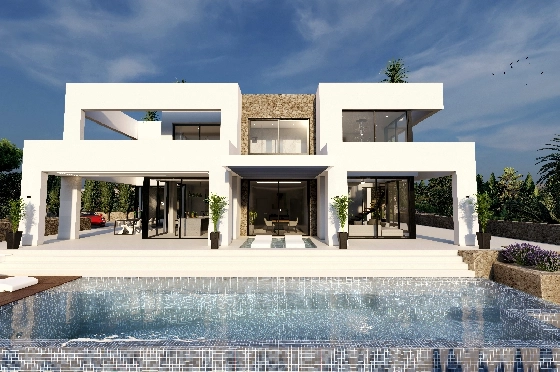 Villa in Benissa zu verkaufen, Living area 286 m², Baujahr 2022, Klimaanlage, Plot 1 m², 4 Schlafzimmer, 4 Badezimmer, Pool, ref.: PR-PPS3038-7
