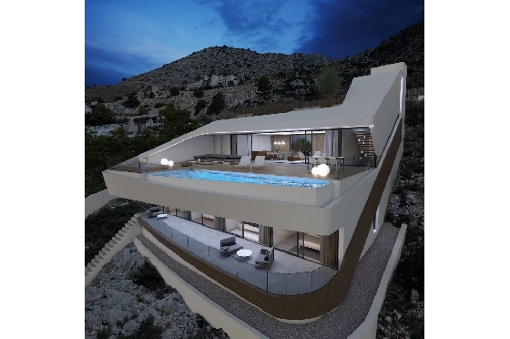 Villa in Altea zu verkaufen, Living area 330 m², Baujahr 2019, + Fussbodenheizung, Plot 1074 m², 4 Schlafzimmer, 4 Badezimmer, ref.: NL-NLD1085-1
