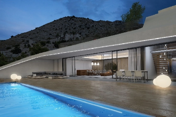 Villa in Altea zu verkaufen, Living area 330 m², Baujahr 2019, + Fussbodenheizung, Plot 1074 m², 4 Schlafzimmer, 4 Badezimmer, ref.: NL-NLD1085-3
