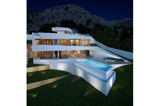 Villa in Altea zu verkaufen, Living area 280 m², Baujahr 2019, + Fussbodenheizung, Plot 973 m², 4 Schlafzimmer, 4 Badezimmer, ref.: NL-NLD1086-1