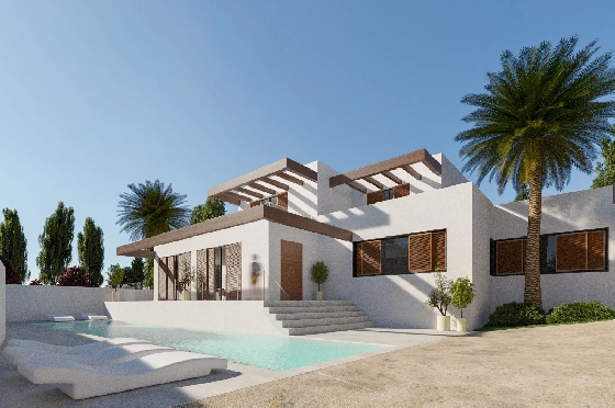 Villa in Moraira zu verkaufen, Living area 298 m², + Fussbodenheizung, Klimaanlage, Plot 811 m², 4 Schlafzimmer, 4 Badezimmer, Pool, ref.: NL-NLD1218-1