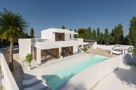 Villa in Moraira zu verkaufen, Living area 298 m², + Fussbodenheizung, Klimaanlage, Plot 811 m², 4 Schlafzimmer, 4 Badezimmer, Pool, ref.: NL-NLD1218-3