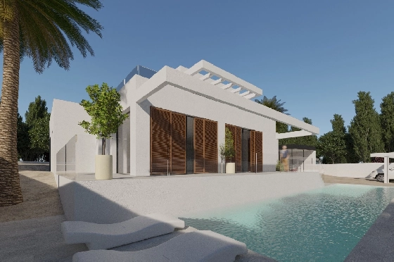 Villa in Moraira zu verkaufen, Living area 298 m², + Fussbodenheizung, Klimaanlage, Plot 811 m², 4 Schlafzimmer, 4 Badezimmer, Pool, ref.: NL-NLD1218-5