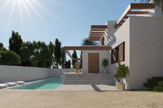 Villa in Moraira zu verkaufen, Living area 298 m², + Fussbodenheizung, Klimaanlage, Plot 811 m², 4 Schlafzimmer, 4 Badezimmer, Pool, ref.: NL-NLD1218-6