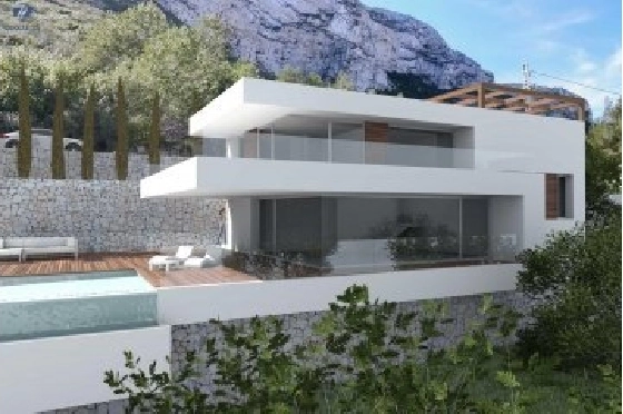 Villa in Denia zu verkaufen, Living area 130 m², Baujahr 2021, + Zentralheizung, Klimaanlage, Plot 800 m², 3 Schlafzimmer, 2 Badezimmer, Pool, ref.: NL-NLD1273-2