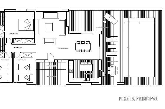 Villa in Denia zu verkaufen, Living area 130 m², Baujahr 2021, + Zentralheizung, Klimaanlage, Plot 800 m², 3 Schlafzimmer, 2 Badezimmer, Pool, ref.: NL-NLD1273-8