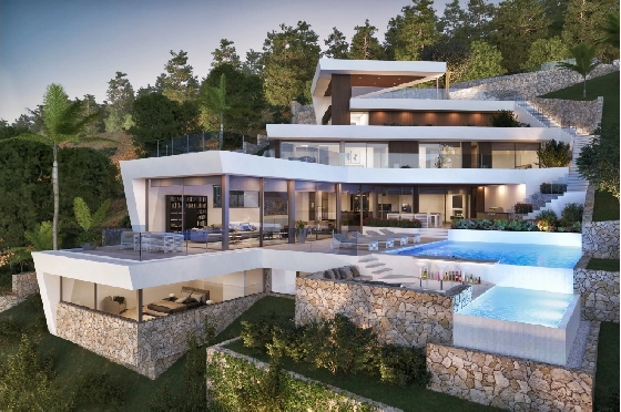 Villa in Javea zu verkaufen, Living area 650 m², + Zentralheizung, Klimaanlage, Plot 1400 m², 4 Schlafzimmer, 5 Badezimmer, Pool, ref.: NL-NLD1305-2