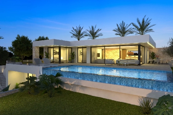 Villa in Denia zu verkaufen, Living area 259 m², Klimaanlage, Plot 1118 m², 4 Schlafzimmer, 4 Badezimmer, Pool, ref.: UM-UV-MANDARINA-II-14