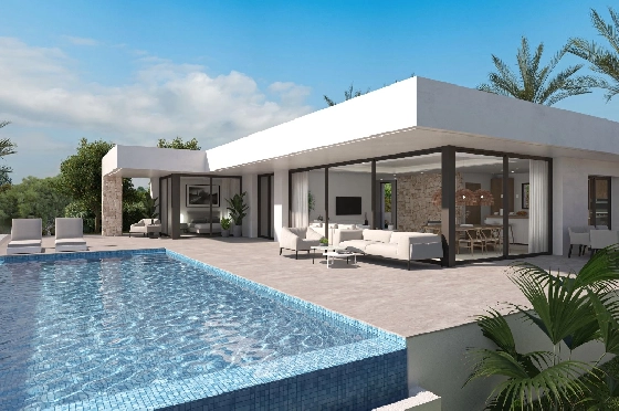Villa in Denia zu verkaufen, Living area 259 m², Klimaanlage, Plot 1118 m², 4 Schlafzimmer, 4 Badezimmer, Pool, ref.: UM-UV-MANDARINA-II-3