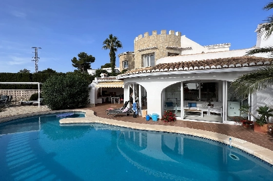 Villa in Javea zu verkaufen, Living area 180 m², Baujahr 1991, Zustand gepflegt, + Zentralheizung, Klimaanlage, Plot 1013 m², 3 Schlafzimmer, 2 Badezimmer, Pool, ref.: AS-4222-27