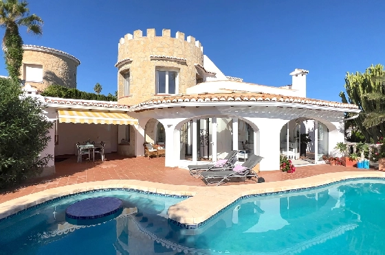 Villa in Javea zu verkaufen, Living area 180 m², Baujahr 1991, Zustand gepflegt, + Zentralheizung, Klimaanlage, Plot 1013 m², 3 Schlafzimmer, 2 Badezimmer, Pool, ref.: AS-4222-3