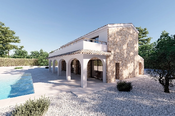 Finca in Benissa(Llenes) zu verkaufen, Living area 368 m², Baujahr 2023, Klimaanlage, Plot 10000 m², 4 Schlafzimmer, 4 Badezimmer, Pool, ref.: BI-BE.F-164-8