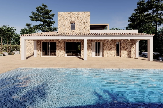 Finca in Benissa(Llenes) zu verkaufen, Living area 254 m², Baujahr 2023, Klimaanlage, Plot 10000 m², 3 Schlafzimmer, 3 Badezimmer, Pool, ref.: BI-BE.F-165-1