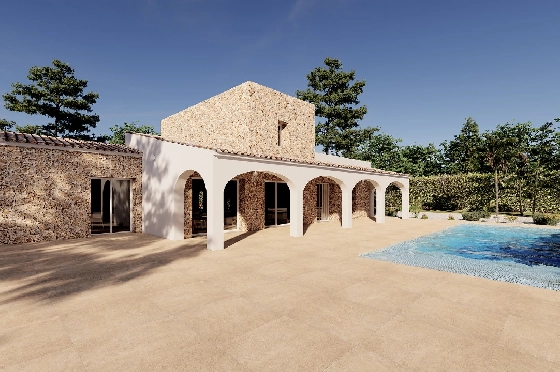 Finca in Benissa(Llenes) zu verkaufen, Living area 254 m², Baujahr 2023, Klimaanlage, Plot 10000 m², 3 Schlafzimmer, 3 Badezimmer, Pool, ref.: BI-BE.F-165-10