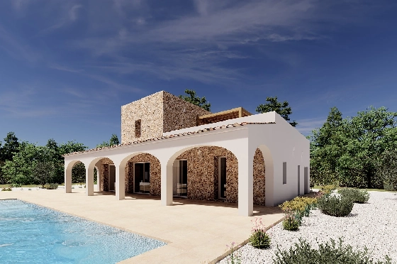 Finca in Benissa(Llenes) zu verkaufen, Living area 254 m², Baujahr 2023, Klimaanlage, Plot 10000 m², 3 Schlafzimmer, 3 Badezimmer, Pool, ref.: BI-BE.F-165-11