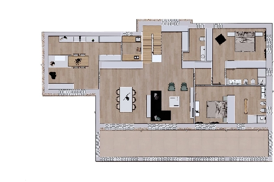 Finca in Benissa(Llenes) zu verkaufen, Living area 254 m², Baujahr 2023, Klimaanlage, Plot 10000 m², 3 Schlafzimmer, 3 Badezimmer, Pool, ref.: BI-BE.F-165-34