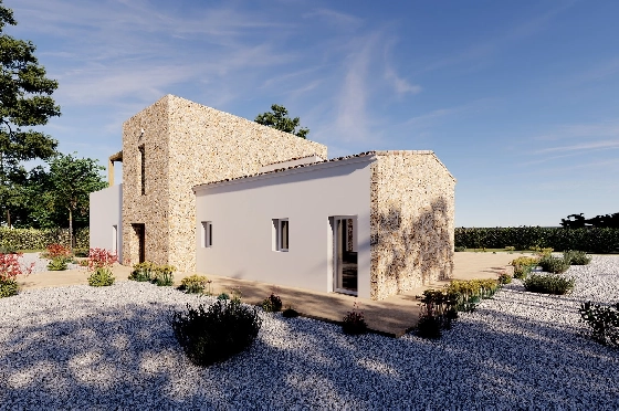 Finca in Benissa(Llenes) zu verkaufen, Living area 254 m², Baujahr 2023, Klimaanlage, Plot 10000 m², 3 Schlafzimmer, 3 Badezimmer, Pool, ref.: BI-BE.F-165-37