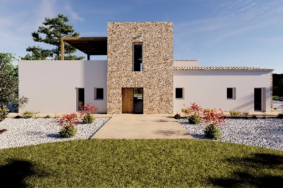 Finca in Benissa(Llenes) zu verkaufen, Living area 254 m², Baujahr 2023, Klimaanlage, Plot 10000 m², 3 Schlafzimmer, 3 Badezimmer, Pool, ref.: BI-BE.F-165-38