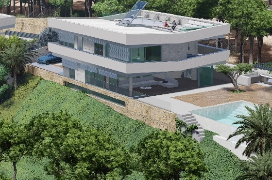 Villa in Javea zu verkaufen, Living area 492 m², Klimaanlage, 6 Schlafzimmer, 6 Badezimmer, Pool, ref.: BS-7515924-1