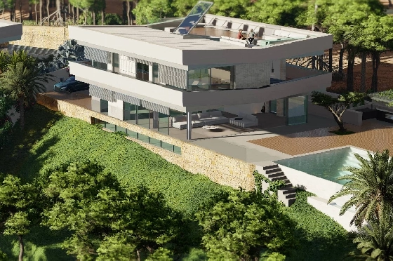 Villa in Javea zu verkaufen, Living area 492 m², Klimaanlage, 6 Schlafzimmer, 6 Badezimmer, Pool, ref.: BS-7515924-15