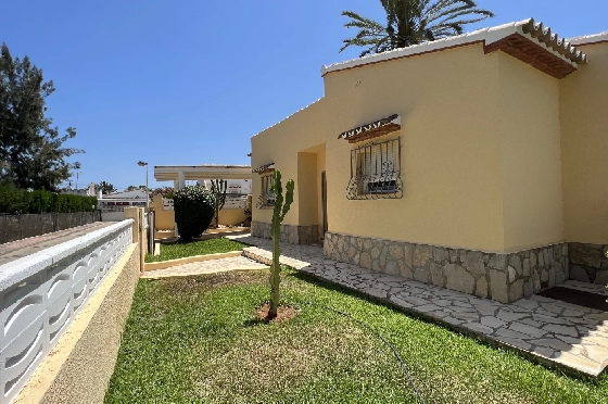 Villa in Els Poblets zur Ferienvermietung, Living area 134 m², Baujahr 2001, Zustand gepflegt, + KLIMA, Klimaanlage, Plot 413 m², 2 Schlafzimmer, 2 Badezimmer, Pool, ref.: T-0523-20