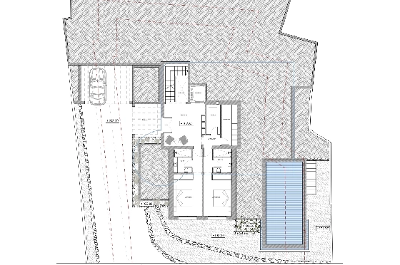 Villa in Moraira zu verkaufen, Living area 425 m², Baujahr 2023, Klimaanlage, Plot 1000 m², 4 Schlafzimmer, 4 Badezimmer, Pool, ref.: BI-MT.H-777-13