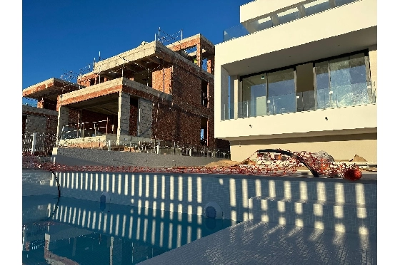Villa in Oliva zu verkaufen, Living area 173 m², Baujahr 2023, Zustand Erstbezug, + Fussbodenheizung, Klimaanlage, Plot 350 m², 3 Schlafzimmer, 4 Badezimmer, Pool, ref.: AS-1623-18