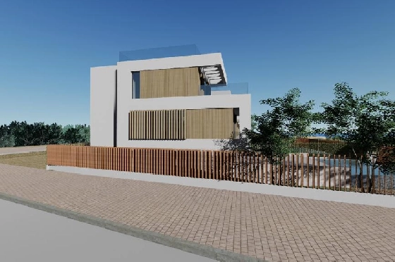Villa in Oliva zu verkaufen, Living area 173 m², Baujahr 2023, Zustand Erstbezug, + Fussbodenheizung, Klimaanlage, Plot 350 m², 3 Schlafzimmer, 4 Badezimmer, Pool, ref.: AS-1623-29