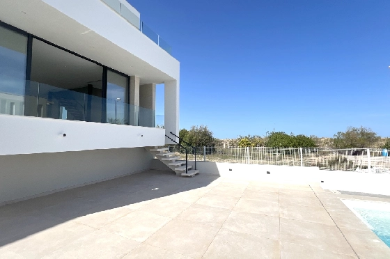 Villa in Oliva zu verkaufen, Living area 173 m², Baujahr 2023, Zustand Erstbezug, + Fussbodenheizung, Klimaanlage, Plot 350 m², 3 Schlafzimmer, 4 Badezimmer, Pool, ref.: AS-1623-30