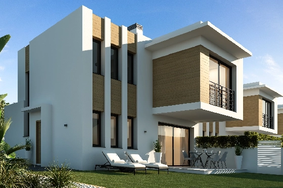 Villa in Denia zu verkaufen, Living area 155 m², Baujahr 2024, Klimaanlage, Plot 220 m², 3 Schlafzimmer, 3 Badezimmer, Pool, ref.: NL-NLDNB1425-1