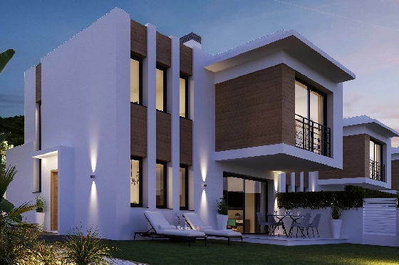Villa in Denia zu verkaufen, Living area 155 m², Baujahr 2024, Klimaanlage, Plot 220 m², 3 Schlafzimmer, 3 Badezimmer, Pool, ref.: NL-NLDNB1425-11