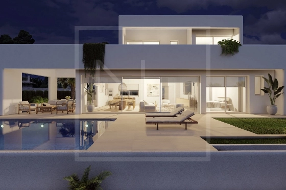 Villa in Benissa costa(Baladrar) zu verkaufen, Living area 138 m², Baujahr 2023, + Fussbodenheizung, Klimaanlage, Plot 625 m², 3 Schlafzimmer, 3 Badezimmer, Pool, ref.: NL-NLD1444-2